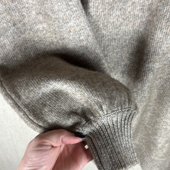 Show Me Your Mumu > Chester Turtleneck Sweater Dress Oatmeal Knit Extra Small - Picture 5 of 13